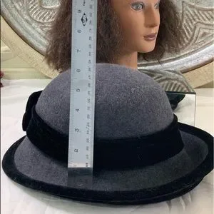Arlin | Accessories | Arlin 0 Wool Gray Black Bucket Hat 